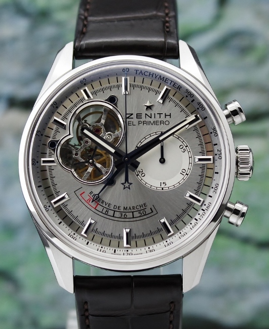 (image for) LIKE NEW UNPOLISHED ZENITH EL PRIMERO CHRONOMASTER POWER RESERVE / 03.2080.4021/01.C494